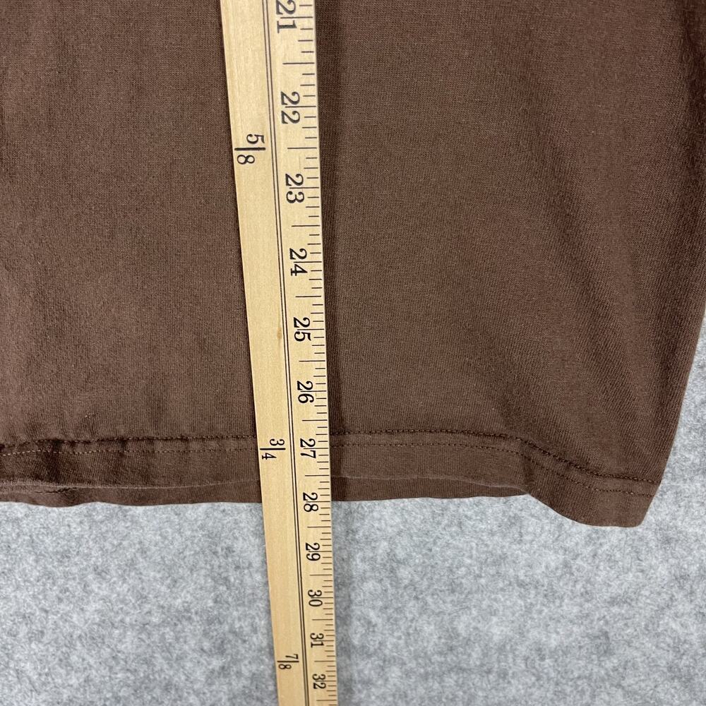 Vintage Eric Clapton Slowhand T Shirt Adult XL Brown Graphic Concert Tee Y2K - Picture 7 of 10